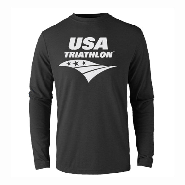 Men's Long Sleeve Triblend Tee - USAT Logo