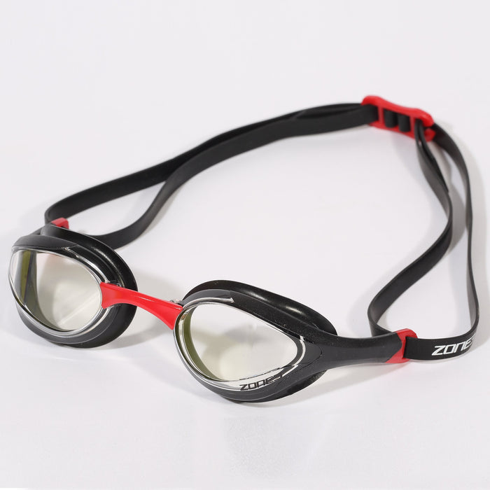 ZONE3 GOGGLES - VOLARE - BLACK/RED  - LENS : CLEAR