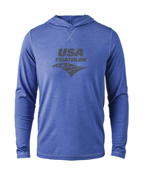 USA Triathlon Distressed Logo Hoodie